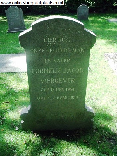 Cornelis Jacob -Cees- Viergever 1901-1978